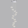 Люстра ODEON LIGHT MIRAGE L-VISION ODL24 451 LED 83W 4000K 5220лм металл акрил, хром 5029/83L