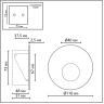 Подсветка для лестниц и ступеней ODEON LIGHT ESCALA 7165/3WL