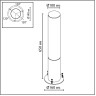Уличный светильник ODEON LIGHT CORTENA 7180/18GL